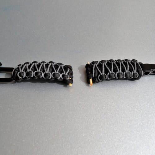 Фото паракордовый ремешок для часов с застежкой шаклом