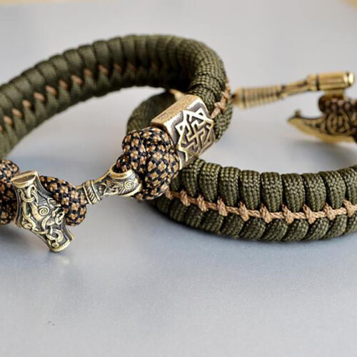 Фото плетеный браслет из паракорда с застежкой
